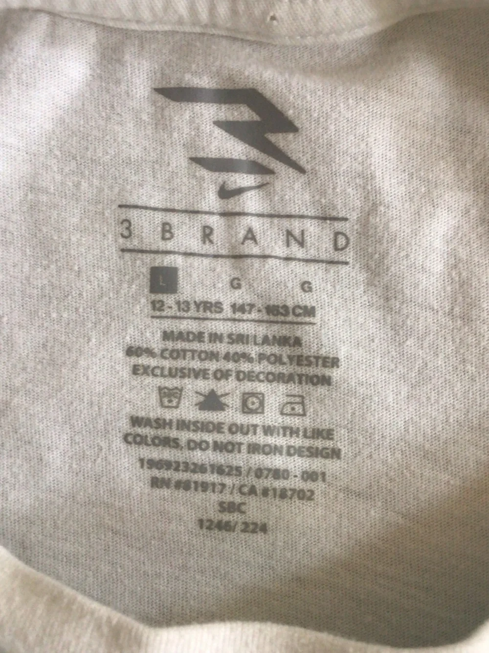 Nike white short